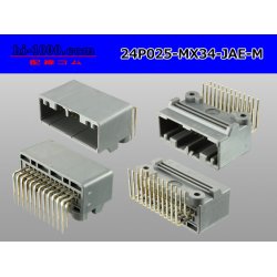 Photo2: ●[JAE] MX34 series 24 pole M connector -M Terminal integrated type - Angle pin header type