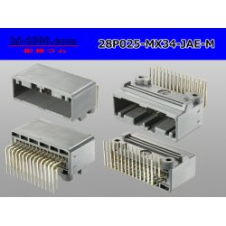 Photo2: ●[JAE] MX34 series 28 pole M connector -M Terminal integrated type - Angle pin header type