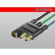 Photo4: [yazaki] Bullet terminal 3 pole flat type F connector (no terminals) /3P-FMG-F-tr