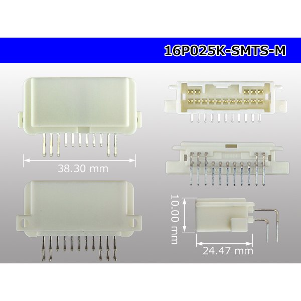 Photo3: ●[sumitomo] 025 type 16 pole TS series [5+11 sequence] M connector (Terminal integrated - Angle pin header type)