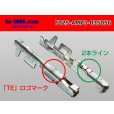 Photo2: [Successor Product] 025 Tab Size Unsealed Female Terminal - TE 0.64III Series – Pre-crimped 0.3 sq Wire（Black） (2)