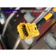 Photo5: ●[JAE]M 025 model 2 pole air backgroundconnector -S (no terminals) yellow /2P025WP-SRS-S-JAE-M-tr (5)