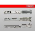 Photo3: 025 Tab Size Unsealed Female Terminal - Sumitomo NH Series - Pre-crimped 0.3sq Wire（Black） (3)