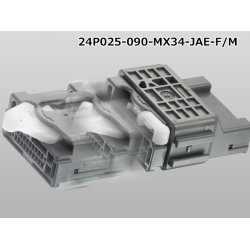 Photo4: ●[JAE] 025+090 type MX34 hybrid 24 pole F connector (no terminals) /24P025-090-MX34-JAE-F-tr