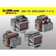 Photo2: ●[TE] SRS series 26 pole waterproofing F connector (no terminals) /26P-TE-SRS10WP-7-F-tr (2)