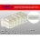 Photo1: ●[TE] 040-070 type ECML hybrid 26 pole F connector [white] (no terminals) /26P040-070-ECML-AMP-F-tr (1)