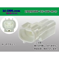 ●[sumitomo] 090 type TS waterproofing series 2 pole M connector（no terminals）/2P090WP-TS-UW-M-tr