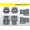 Photo3: ●[sumitomo] 090 type 62 waterproofing series E type 2 pole F connector (gray)(no terminal)/2P090WP-62E-GY-F-tr (3)