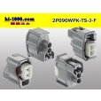 Photo2: ●[sumitomo] 090 type TS waterproofing series 2 pole F connector （no terminals）/2P090WP-TS-J-F-tr (2)