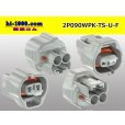 Photo2: ●[sumitomo] 090 type TS waterproofing series 2 pole F connector（no terminals）/2P090WP-TS-U-F-tr (2)