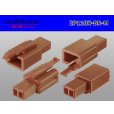 Photo2: ●[sumitomo] 110 type 2 pole M connector[brown] (no terminals) /2P110-BR-M-tr (2)