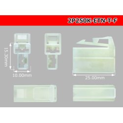 Photo3: ●[sumitomo] 250 type ETN series 2pole F side connector (no terminals) /2P250-ETN-T-F-tr