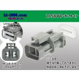 Photo1: ●[yazaki] 250 type waterproofing 58 series X type 2 pole M connector (no terminals) /2P58WP-X-M-tr (1)