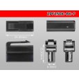 Photo3: ●[yazaki] 250 type 2 pole CN(A) series F connector[black] (no terminals) /2PF250-BK-F-tr (3)