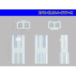 Photo3: ●[sumiko] CL series 2 pole M connector (no terminals) /2P-CL014-OTP-M-tr