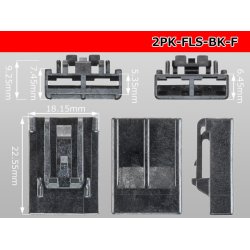 Photo3: ●FLS type 2 pole F side connector (no terminal)/2P-FLS-BK-F-tr 