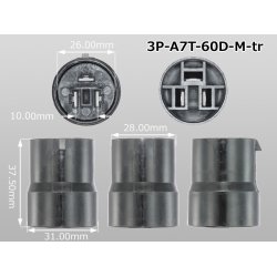 Photo3: ●Tripolar 60D male connector (terminals) /3P-A7T-60D-M-tr