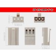 Photo3: ●[JAM] JS series 3 pole F connector (no terminals) /3P-JS-JAM-F-tr (3)
