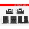 Photo3: ●[JST]PA series 3 pole F connector [black] (no terminals) /3P-PA-JST-BK-F-tr (3)