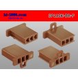 Photo2: ●[sumitomo] 110 type 3 pole F connector[brown] (no terminals) /3P110-BR-F-tr (2)