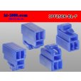 Photo2: ●[yazaki] 250 type 3 pole CN(A) series F connector[blue] (no terminals) /3PF250-BL-F-tr (2)