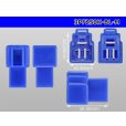 Photo3: ●[yazaki] 250 type 3 pole CN(A) series M connector[blue] (no terminals) /3PF250-BL-M-tr (3)