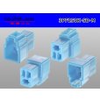 Photo2: ●[yazaki] 250 type 3 pole CN(A) series M connector[sky blue] (no terminals) /3PF250-SB-M-tr (2)
