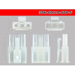 Photo3: ●[sumiko] CL series 3 pole F connector (no terminals) /3P-CL014-OTP-F-tr