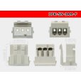 Photo3: ●[JAM] SN series 3 pole F connector (no terminals) /3P-SN-JAM-F-tr (3)