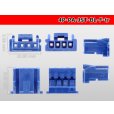 Photo3: ●[JST]PA series 4 pole F connector [blue] (no terminals) /4P-PA-JST-BL-F-tr (3)