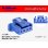 Photo1: ●[JST]PA series 4 pole F connector [blue] (no terminals) /4P-PA-JST-BL-F-tr (1)