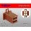 Photo1: ●[sumitomo] 110 type 4 pole F connector[brown] (no terminals) /4P110-BR-F-tr (1)