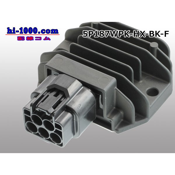 Photo4: ●[sumitomo] 187 type 5 pole HX waterproofing F side connector [black] /5P187WP-HX-BK-F-tr