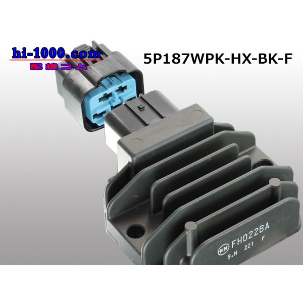 Photo6: ●[sumitomo] 187 type 5 pole HX waterproofing F side connector [black] /5P187WP-HX-BK-F-tr