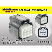 ●[furukawa] (former Mitsubishi) NMWP series 6 pole waterproofing F connector（no terminals）/6P090WP-SJD-NMWP-F-tr