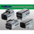 Photo2: ●[sumitomo] 090 typeRS waterproofing series 6 pole "STANDARD Type2" M connector [black] (no terminal)/6P090WP-RS-STD-Type2-Y-M-tr (2)