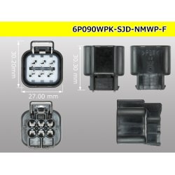 Photo3: ●[furukawa] (former Mitsubishi) NMWP series 6 pole waterproofing F connector（no terminals）/6P090WP-SJD-NMWP-F-tr