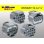 Photo2: ●[yazaki] 090II waterproofing series 8 pole F connector  [gray] (no terminals)/8P090WP-YZ-A-F-tr (2)