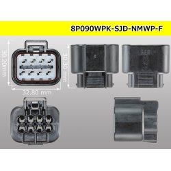 Photo3: ●[furukawa] (former Mitsubishi) NMWP series 8 pole waterproofing F connector（no terminals）/8P090WP-SJD-NMWP-F-tr