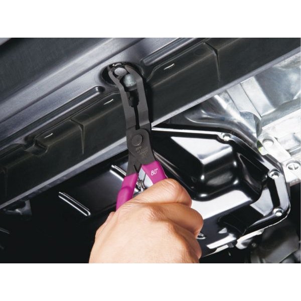 Photo2: ■Clip clamp pliers 80 degrees 3 nail type (for three groove type lock pin drawing) /AP202D made by KTC