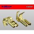 Photo2: 187 type flag type female terminal (one) cover no /F187HT-sr (2)