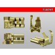 Photo3: 187 type flag type female terminal (one) cover no /F187HT-sr (3)
