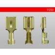 Photo3: [Yazaki] 250 type female terminal (for the 0.85-2.0mm2 electric wire) female terminal  /F250 (3)