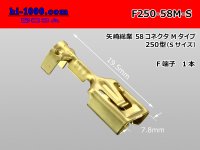 [Yazaki] 250 type 58 series M type F terminal (small size) /F250-58M-S