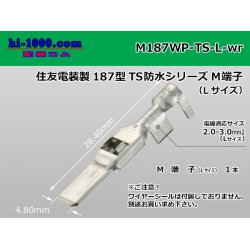 Photo1: [Sumitomo]187TS waterproofing M terminal (large size) /M187WP-TS-L-wr