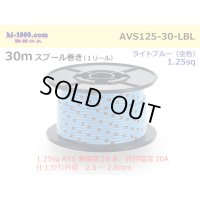 ●[SWS]  AVS1.25  spool 30m Winding 　 [color Light Blue] /AVS125-30-LBL