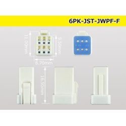 Photo3: ●[JST] JWPF waterproofing 6 pole F connector (no terminals) /6P-JST-JWPF-F-tr