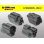 Photo2: ●[sumitomo] 090 type HW waterproofing series 1 pole  F connector [gray]（no terminals）/1P090WP-HW-F-tr (2)