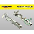Photo2: 090 Type HX /waterproofing/  female  terminal - M size (  OD 1.7-2.4mm  [color Green]  With wire seal )/F090WP-HX-MS (2)