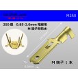 Photo1: [Yazaki] 250 type male terminal (for the 0.85-2.0mm2 electric wire) male terminal /M250 (1)